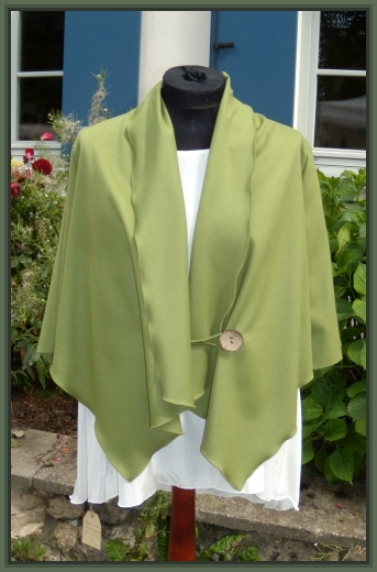 Rahmen Kurze grüne Jacke